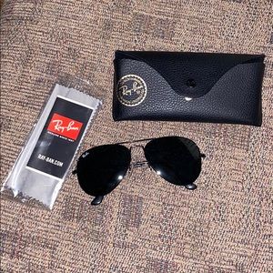Ray Bans Aviators (Black)
